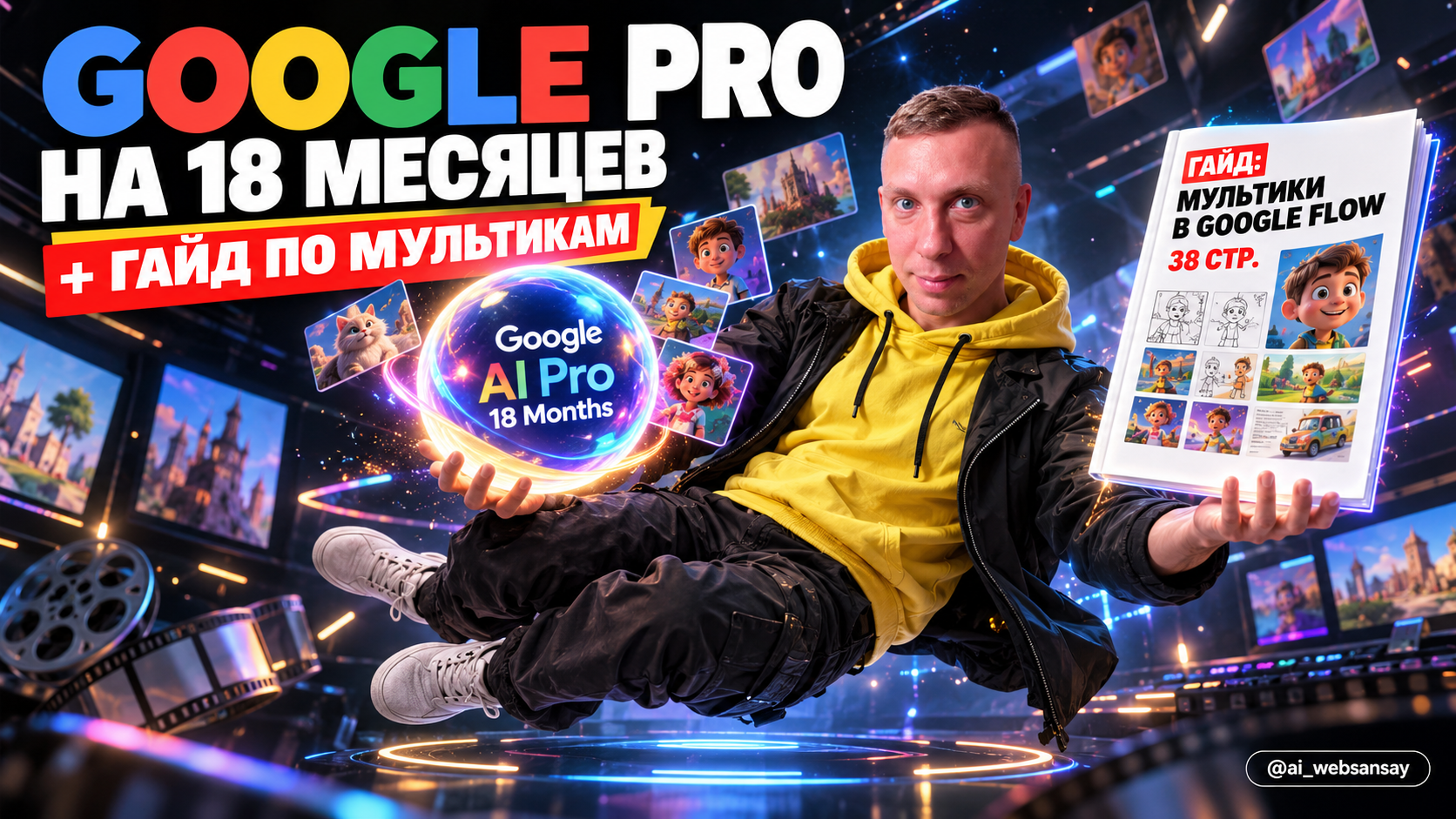 Как создавать 3D-мультики и продающую видеорекламу в Google Flow