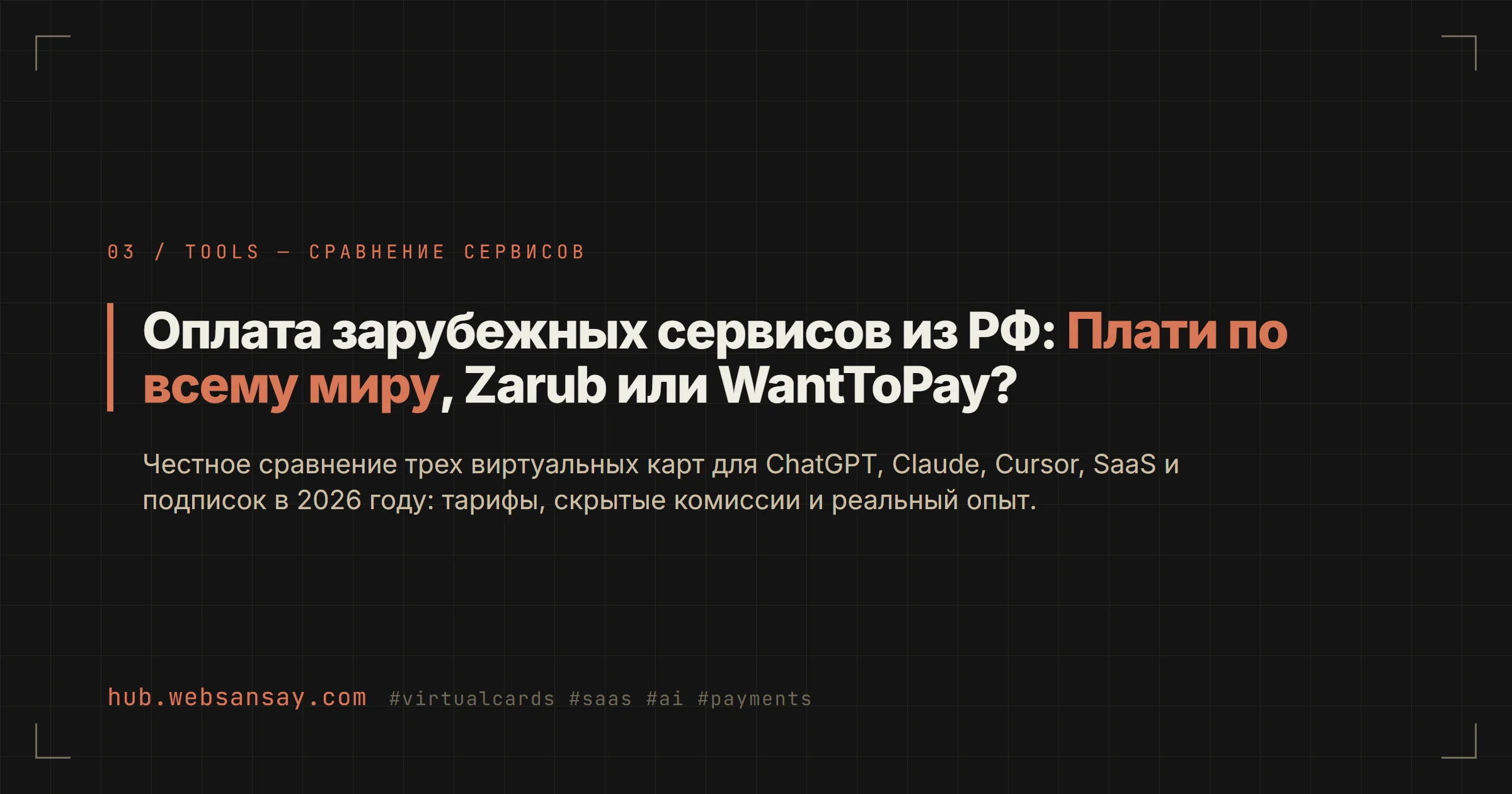 Как оплачивать зарубежные сервисы из России в 2026 году: сравнение Плати по всему миру, Zarub и WantToPay